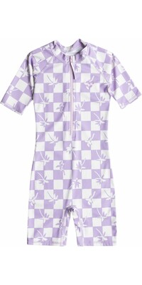 2024 Billabong Toddlers Billie Combi UV50 Short Sleeve Surf Suit EBOWR03000 - Peaceful Lilac